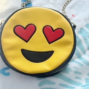 Yellow Emoji Crossbody Bag Olivia Miller